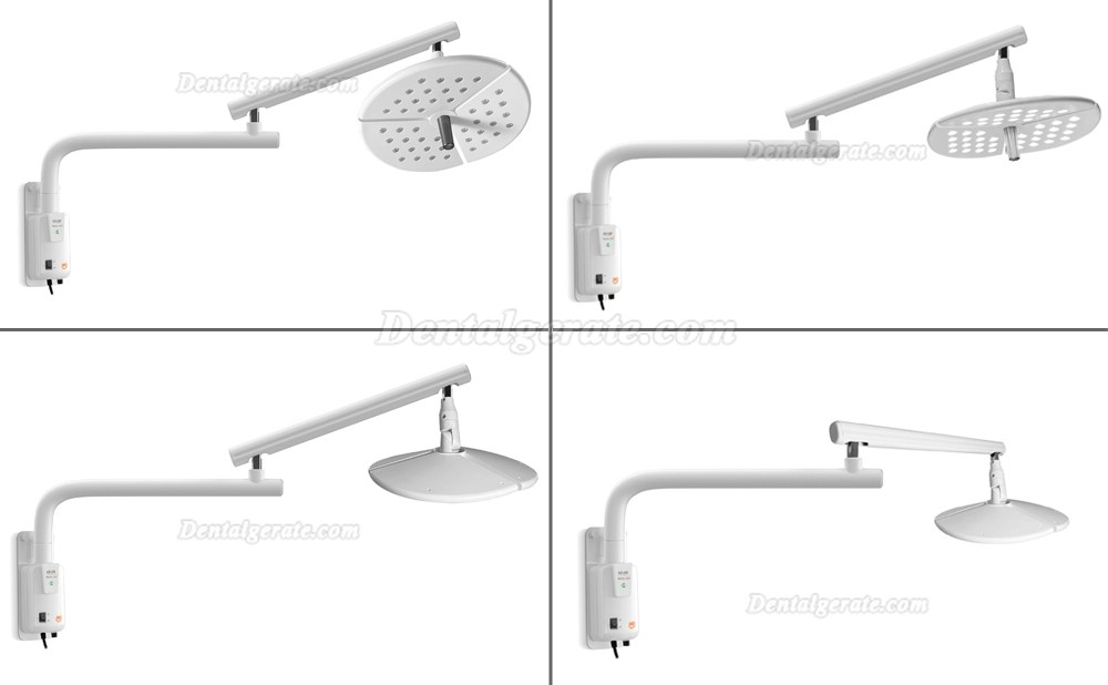 KWS KD-2036B-4 80W Dental LED-OP-Leuchte / Schattenfreie Lampe (Wandmontierte)